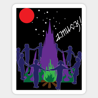 Amuck Witch Castle Sticker